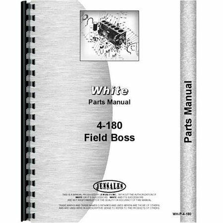 AFTERMARKET White 4180 Tractor Parts Manual RAP82624